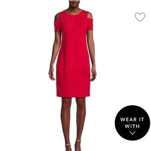 Beautiful Tommy Hilfiger off the shoulder red dress